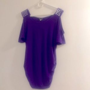 Purple Stylish Candid Soul shirt